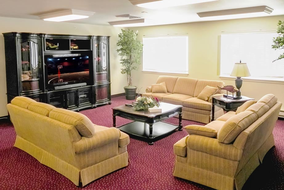 The TV lounge at Summit Glen